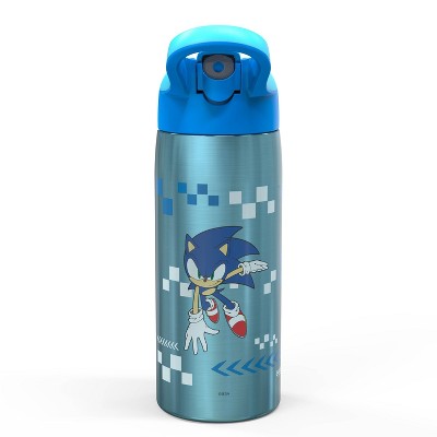 19oz Vacuum Riverside Portable Drinkware Bottle 'Sonic' - Zak Designs: Stainless Steel, Kids Water Bottle, Dishwasher-Safe *Small Dent*