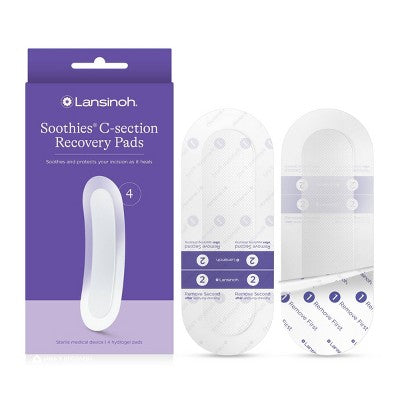 Lansinoh C-Section Recovery Pads - 4ct **Damaged Box**