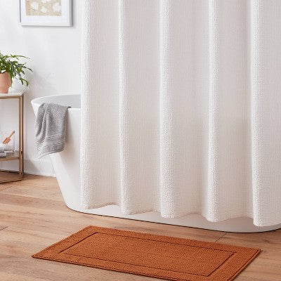 21x34 Spa Plush Bath Mat Caramel - Threshold