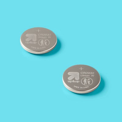 CR2032 Batteries - Lithium Coin Battery - 2ct - Up&Up