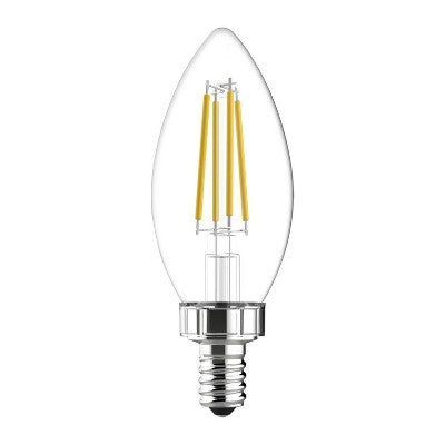 GE 2pk 60W LED Decorative Light Bulbs Soft White