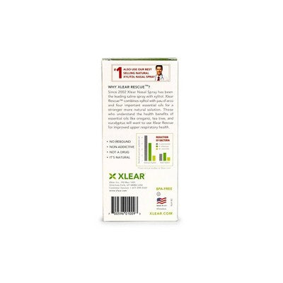 Xlear Rescue Nasal Spray - 1.5 fl oz *Exp 05/2026*