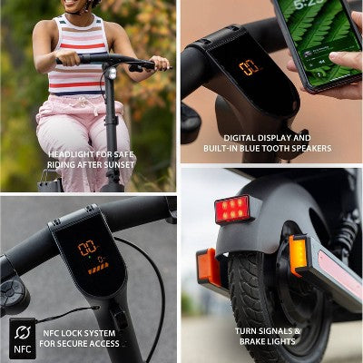 SWFT SD Sit-Down Electric Scooter - Black