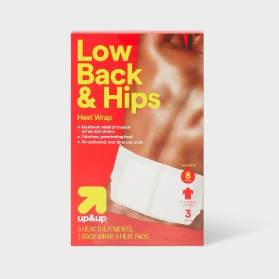 Heat Wraps for Low Back + Hips - 3ct - up&up *Exp 5/6/27*
