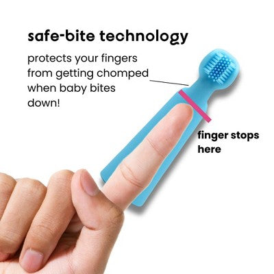 Oogiebear Fingerbrush and Tongue Scraper