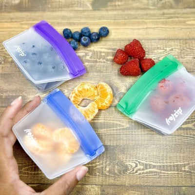 (re)zip Reusable Leakproof Mini Stand Up Bag - 3pk