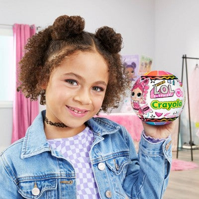 L.O.L. Surprise! Loves CRAYOLA Tots with Collectible Doll, 7 Surprises, Crayola Dolls