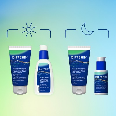 Differin Maximum Strength Acne Foam Face and Body Cleanser 10% BPO - 5 fl oz *2027/01* *Damaged Box*