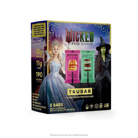 TRUBAR: Wicked For Good - 12g Plant Based Protein Bars - Daydreaming about Donuts & It's Mint to Be Chip - 5ct (EXP: 03/27)