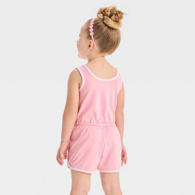 Girls' 2T  Nintendo Princess Peach Romper - Pink