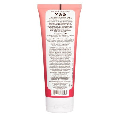 Pacifica Strawberry Peach & Jojoba Body Scrub - 6 fl oz