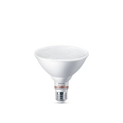 Philips Smart 120W Color PAR38 1P: LED Light Bulb, 13W, Multicolored, Dimmable, Voice Control, 1200 Lumens, E26 Base, 22.8-Year Life