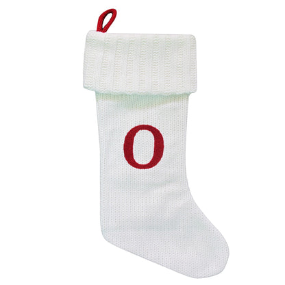 Knit Monogram "O" Christmas Stocking White - Wondershop