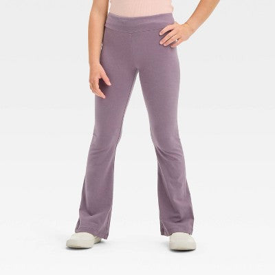 Girls' M (8) Slim - Flare Leggings - Cat & Jack Plum Purple