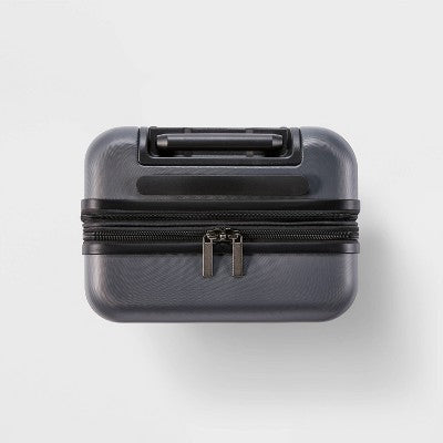 Hardside Carry On Suitcase Gray - Open Story *Light Scratches on Outside*