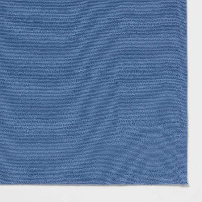 120" x 60" Cotton Tablecloth Blue - Threshold
