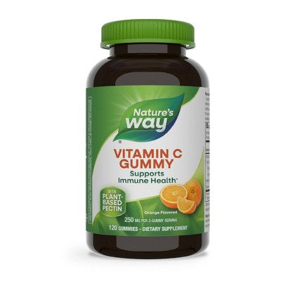 Nature's Way Vitamin C Gummies - Orange Flavored - 120 ct *Exp 09/2026*