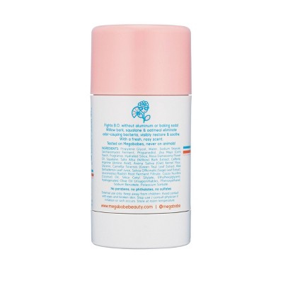 Megababe Rosy Pits Daily Deodorant - 2.6oz
