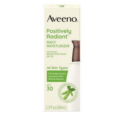 Aveeno Positively Radiant Sheer Daily Moisturizer - SPF 30 - 2.5oz *Exp 2/27*