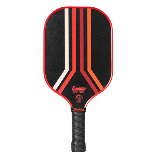 Franklin Sports 15.7'' Rove Traditional Pickleball Paddle - Black/Red/Orange