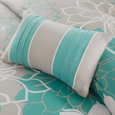 Twin/Twin XL Jane Comforter Set - Aqua