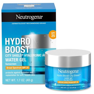 Neutrogena Hydro Boost City Shield Water Face Gel with SPF 25 - 1.7oz *Exp 2027/05*