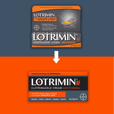 Lotrimin Antifungal Cream Athletes Foot Treatment - 1.1oz *Exp 02/2027* *Damaged Box*