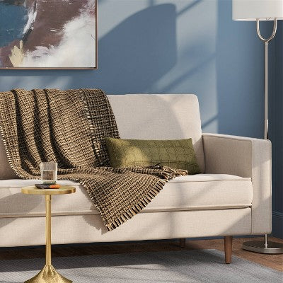 Woven Throw Blanket Cream/Neutral/Black - Threshold