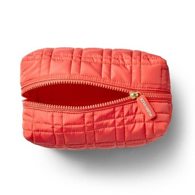 Sonia Kashuk  Loaf Travel Makeup Bag - Coral Quilted