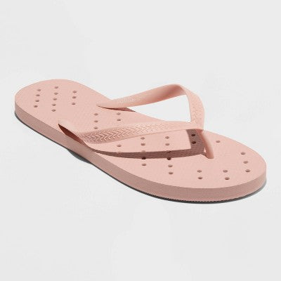 Shower Flip Flops Size M Pink - Room Essentials