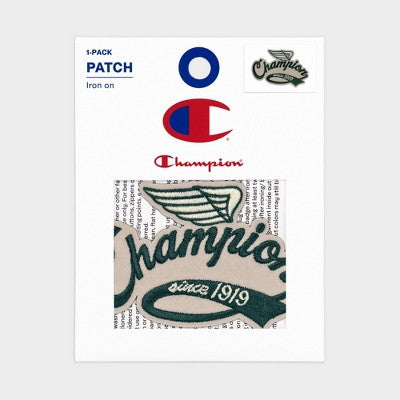 Champion Since 1919 Patch 3.5 x 2.3 Inch - Ivory