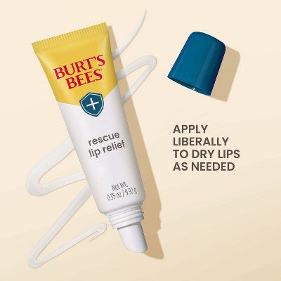 Burt's Bees Rescue Lip Relief Lip Balm - 0.35oz/2ct