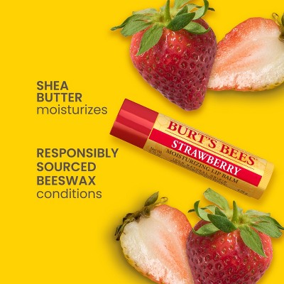 Burt's Bees Lip Balm - Strawberry - 0.15oz