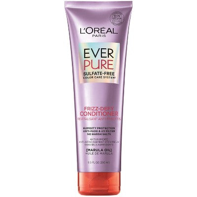 L'Oreal Paris EverPure Frizz-Defy Sulfate Free Conditioner with Marula Oil - 8.5 fl oz