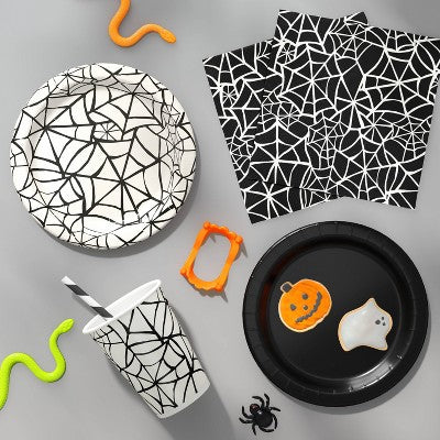 White Web Disposable Cups 4.25 Inch - 10ct - Hyde and EEK! Boutique
