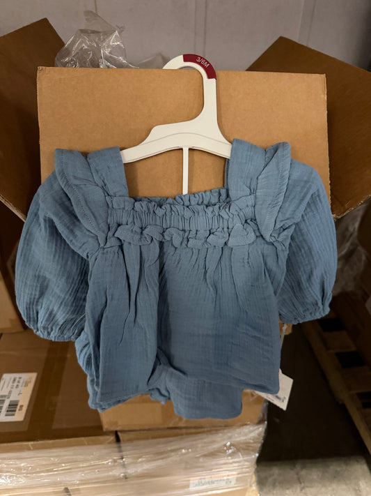 CASE OF 12 Girls 2pc Outfits 3-6 Months