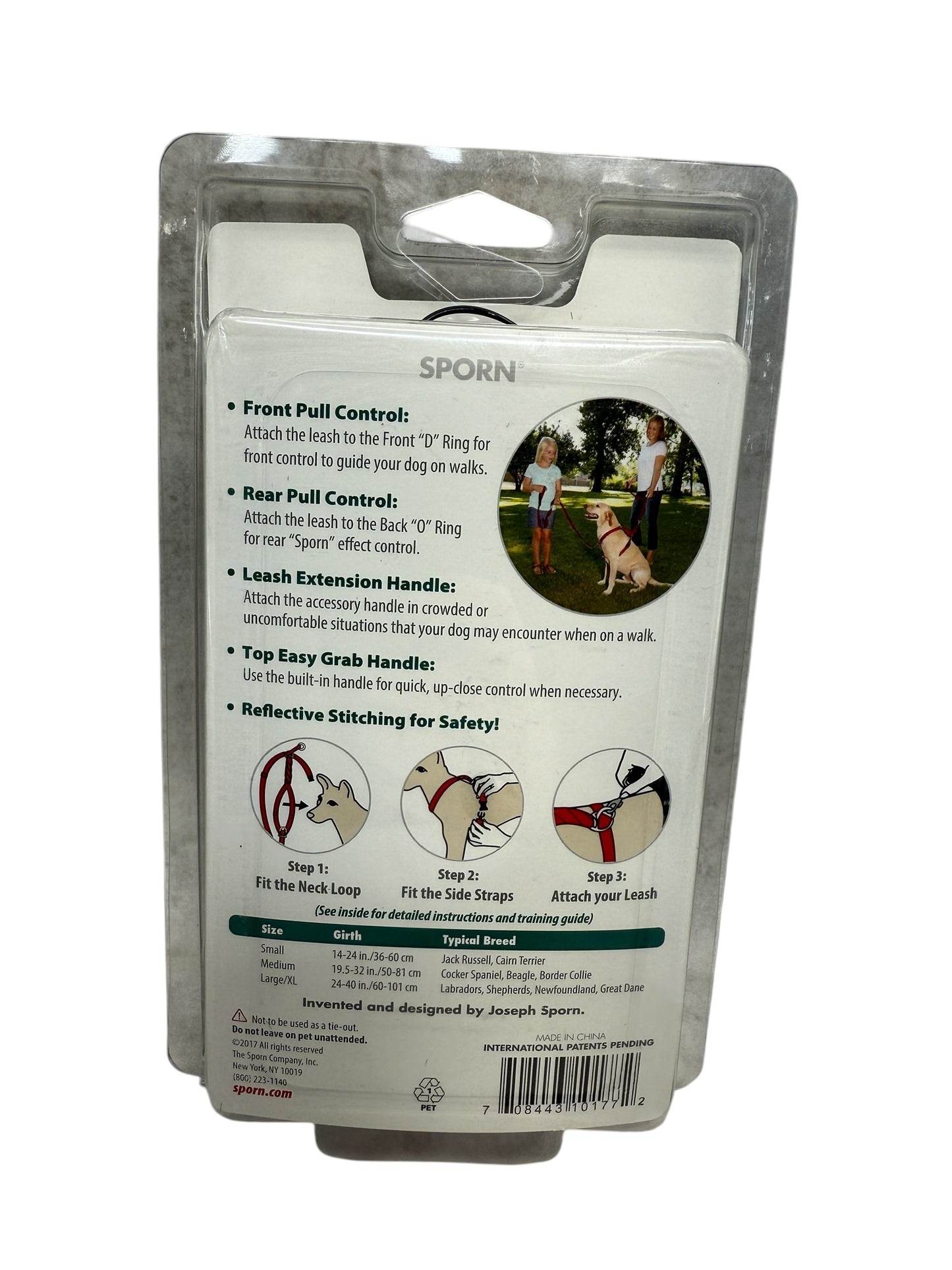 Sporn Ultimate Control Harness – Small, Red