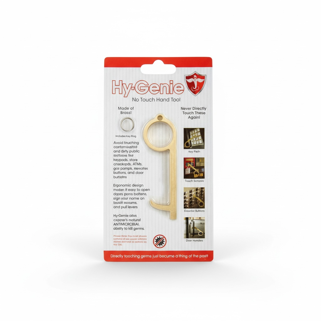 Hy-Genie Brass No Touch Hand Tool Brass