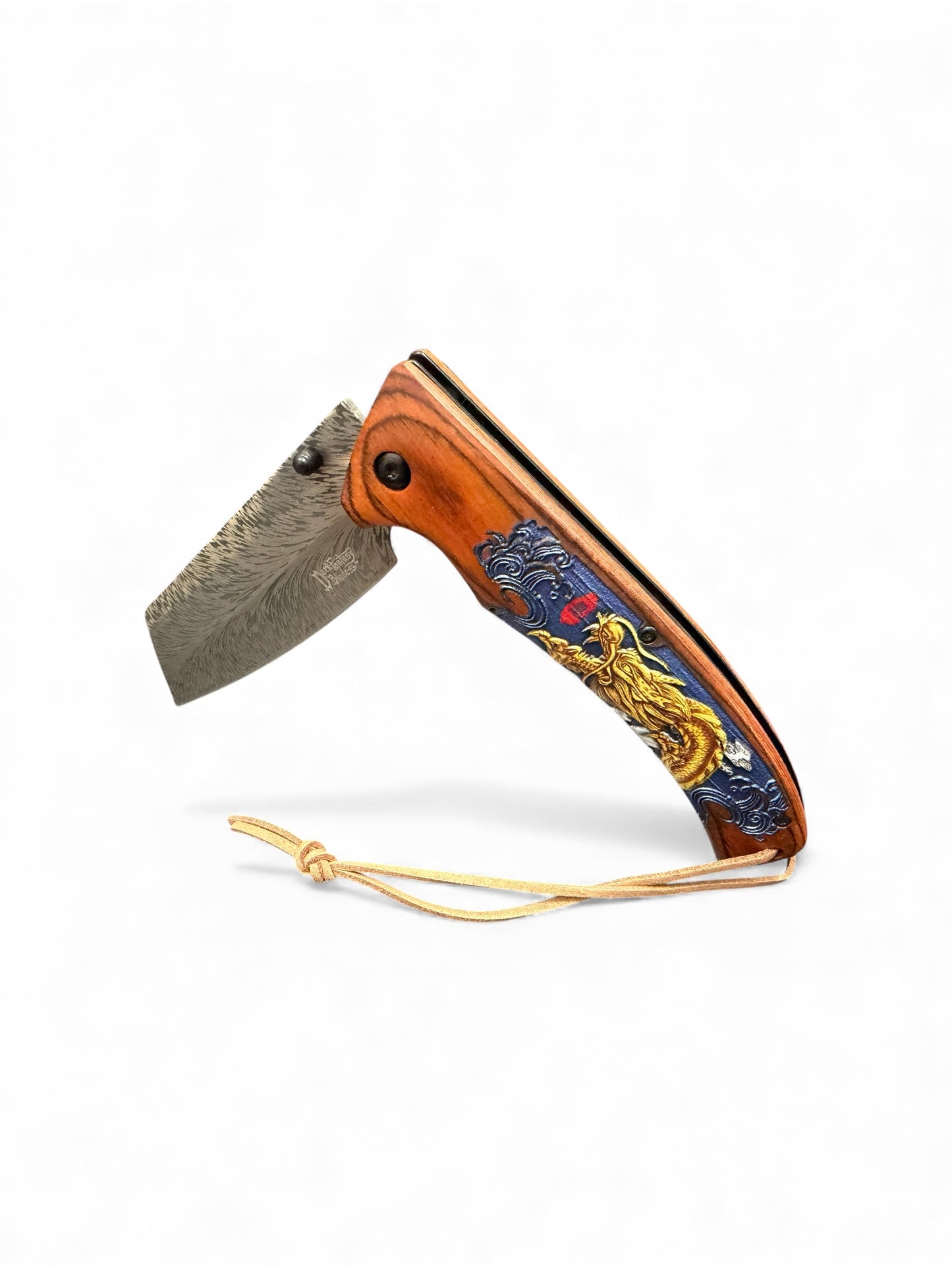 Dark Fantasy Blade Jumbo Cleaver Style Spring Assist Knife