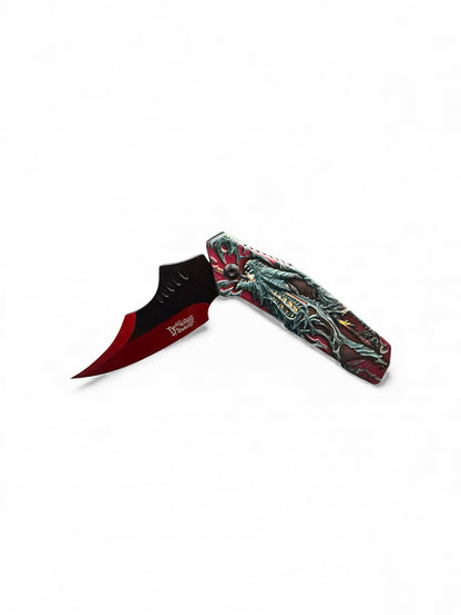 Dark Fantasy Blade Spring Assist Knife