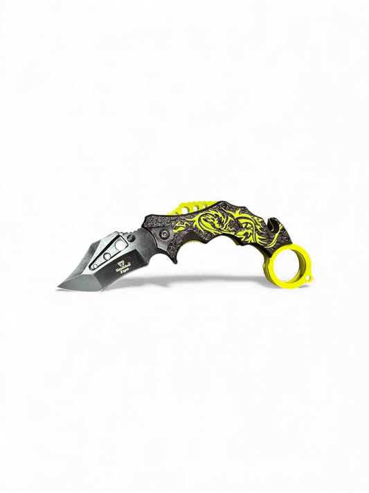 Snake Eye Tactical BG Karambit Style Spring Assist Knife