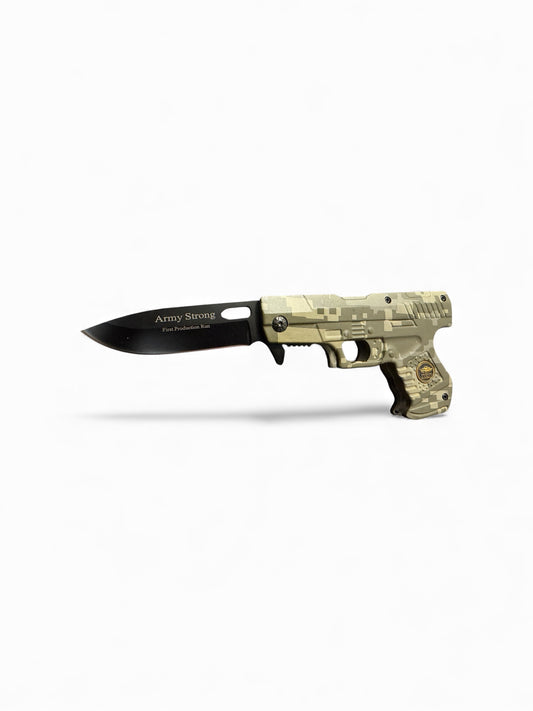 Army Camo Gun Knife