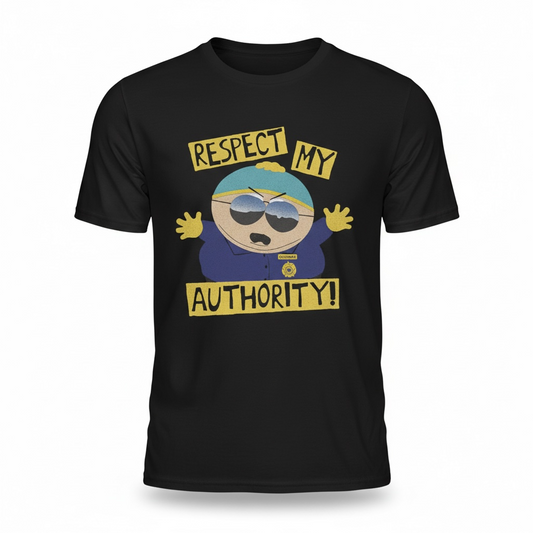 Men's South Park Graphic T-Shirt, Cartman Respect My Authority