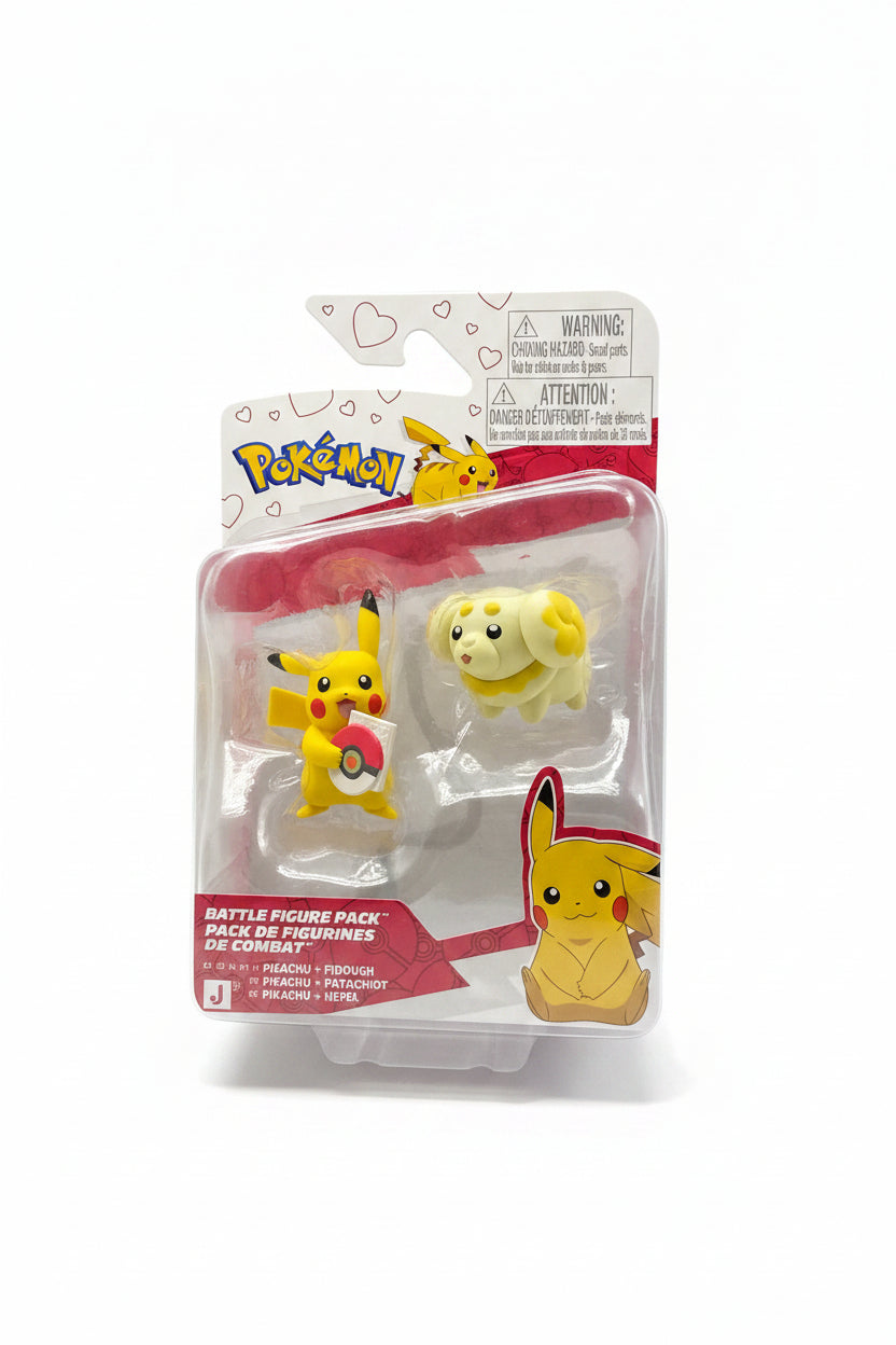 Pokémon Battle Ready Pikachu & Fidough Figure 2-Pack