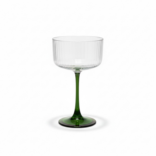 Green Stem Drinking Glass