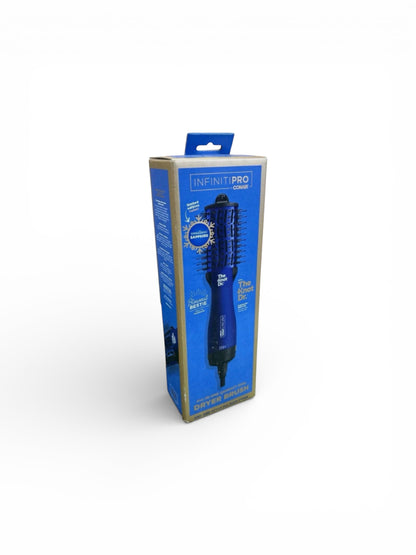Infiniti Pro by Conair The Knot Dr All-in-One Compact Hair Dryer Brush - Sapphire *Damaged Package See Desc*