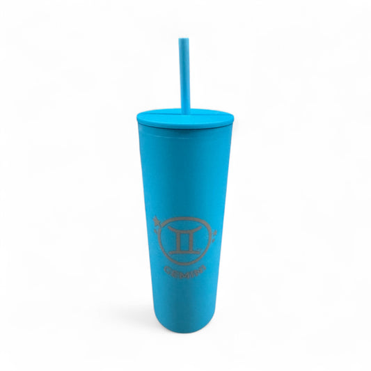 Modern Expressions Zodiac Tumbler Gemini with Straw Zodiac Sign 22 Fl Oz 650ml
