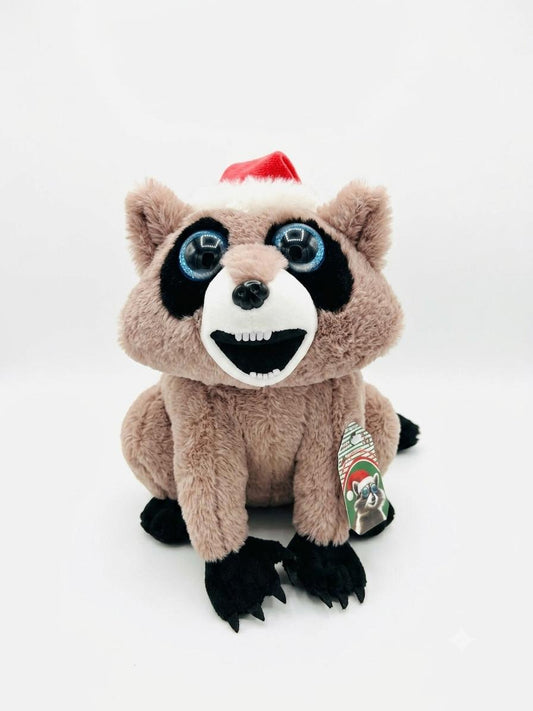 Santa Racoon Plush