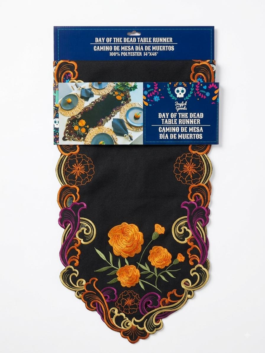 Day of the Dead Table Runner 14x48