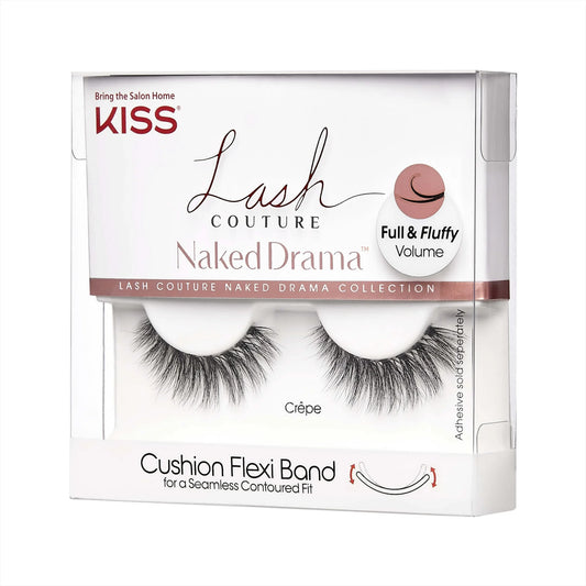 KISS Lash Couture Naked Drama False Eyelashes, ‘Crepe’, 1 Pair